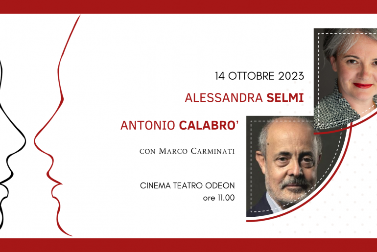 Alessandra SELMI e Antonio CALABRÒ rassegna Letteraria Vigevanese